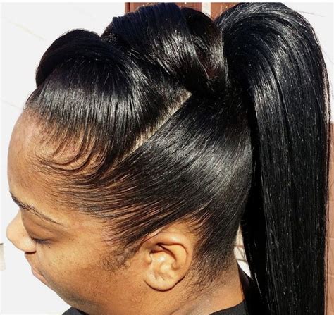 cute ponytail ideas for black hair|cute ponytail hairstyles black women.